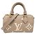 Borsa a mano Louis Vuitton Nano Speedy in Gray Marrone