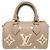 Borsa a mano Louis Vuitton Nano Speedy in Gray Marrone - vista 2