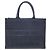 Christian Dior Kanner Book Tote Medium Blu navy