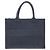 Christian Dior Kanner Book Tote Medium Blu navy - vista 2