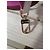 Louis Vuitton Schultergurt Cluny MM Leder Fuchsia Braun Pink - Ansicht 8