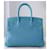 Borsa Hermès Birkin 30 Ghillies Pelle Togo Turchese Blu  - vista 2