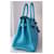 Borsa Hermès Birkin 30 Ghillies Pelle Togo Turchese Blu  - vista 4