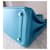 Borsa Hermès Birkin 30 Ghillies Pelle Togo Turchese Blu  - vista 7