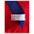 Foulard Chanel in cotone rosso e blu - vista 2
