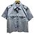 Camicia a maniche corte Prada a quadri Principe di Galles Blu