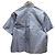 Camicia a maniche corte Prada a quadri Principe di Galles Blu - vista 3