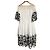 Autre Marque Chesty Tüll-Spitzenkleid Schwarz Weiß - Ansicht 2