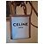 Cabas Céline Bolso tote CELINE de lona y cuero Castaño Blanco - vista 3
