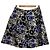 Autre Marque Falda Rene TISSUE Flower Art Negro - vista 2