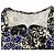 Autre Marque Falda Rene TISSUE Flower Art Negro - vista 3
