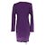 Issey Miyake PLEATS PLEASE Kleid Polyesterkleid Lila - Ansicht 3