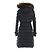 Abrigo de Plumas Burberry Nova Check Negro - vista 3
