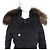 Abrigo de Plumas Burberry Nova Check Negro - vista 4