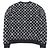 Sudadera de algodón jacquard Monogram Louis Vuitton Negro Blanco - vista 3