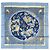 Hermès Hermes Carre 90 World Map Seidentuch Blau Mehrfarben