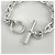 Hermès Bracciale Hermes Chaine d'Ancre MM Argento - vista 3