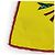 Hermès Foulard Hermes Carre 90 Pierres d' Orient et Occident Giallo - vista 3