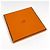 Hermès Foulard Hermes Carre 90 Les Plaisirs du Froid Rosso Beige - vista 4