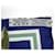 Hermès Foulard Hermes Carre 90 Fleurs d'Hellade Blu - vista 2