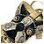 Portachiavi Gucci in tela e pelle marrone - vista 3