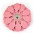 Loewe Bag Charm Stud Flower aus Leder Pink Grün Orange - Ansicht 2