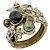 Chanel Ring aus vergoldetem Metall Golden