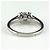 Anello Cartier Ballerina in platino e diamanti - vista 4