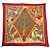 Hermès Hermes HERMES Carre 90 Axis Mundi Schal Rot Mehrfarben