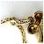 Collana con pendente Christian Dior in oro giallo con diamanti - vista 5