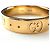 Anello Gucci Icon YG Yellow Gold Band - vista 2