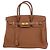 Hermès Borsa Hermes Birkin 35 in pelle Togo marrone