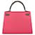 Hermès Borsa Hermes Kelly 28 Rosa Taupe - vista 3
