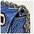 Borsa a tracolla Louis Vuitton Twist MM Blu - vista 4