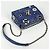 Borsa a tracolla Louis Vuitton Twist MM Blu - vista 6