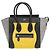 Céline Borsa a mano Celine Luggage Micro Shopper Marrone Nero Giallo