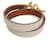 Hermès Bracelet Wrap Double Tour Hermes Croisière Doré Blanc cassé  - vue 3