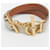 Hermès Bracelet Wrap Double Tour Hermes Croisière Doré Blanc cassé  - vue 4
