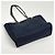 Borsa Tote con Catena Chanel Linea Deauville Blu navy - vista 2