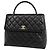 Chanel Matelassé Handtasche Schwarz