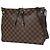 Borsa a tracolla Louis Vuitton Duomo in tela Damier Marrone Damier ebene