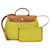 Hermès Borsa Hermes Her Bag Zip PM Beige D'oro