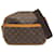 Borsa a tracolla Louis Vuitton Monogram Reporter PM Marrone