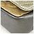 Borsa a tracolla Mini Matelassé Chanel Argento D'oro - vista 3