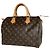 Louis Vuitton Monogram Speedy 30 Handbag Brown