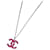 Collana Chanel Rosa e Argento