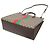 Tote Media Gucci Interlocking Tiger Marrone Beige - vista 2