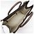 Tote Media Gucci Interlocking Tiger Marrone Beige - vista 3