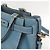 Borsa a mano in pelle Valextra B Cube V5C67 da donna in blu - vista 8