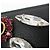 Portafoglio a catena/spalla in pelle Gucci Double G Crystal Bijou Nero - vista 13